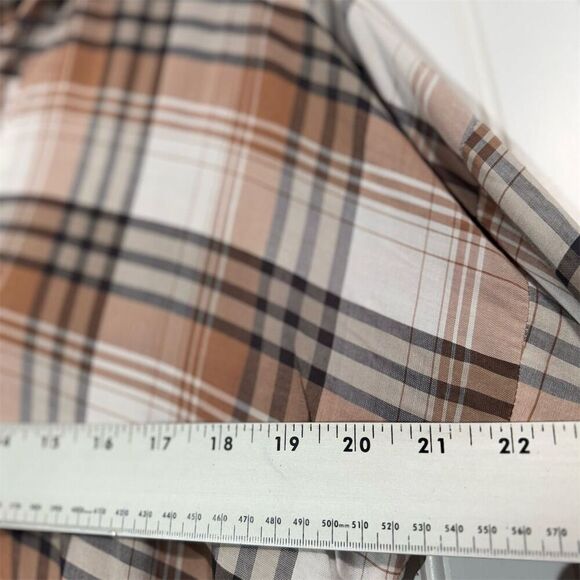 Blu Pepper Plaid Shirt Women’s Small NWT Fall Button V-Neck Pullover Cozy Cabin - Picture 4 of 8
